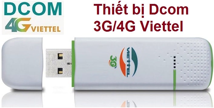 Thiết bị Dcom 3G/4G Viettel