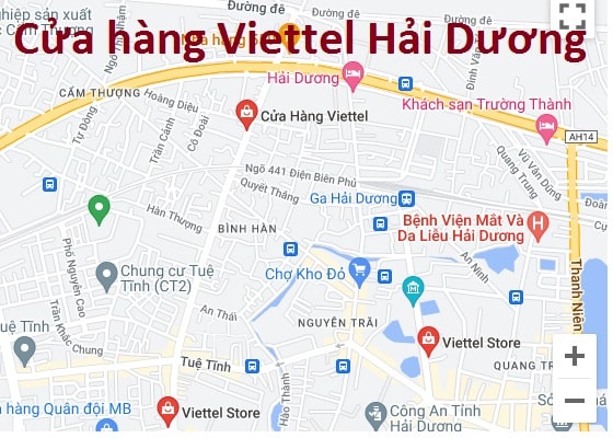 Danh sách cửa hàng Viettel Hải Dương